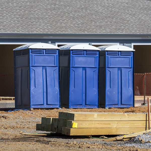 how can i report damages or issues with the porta potties during my rental period in Orange New Jersey